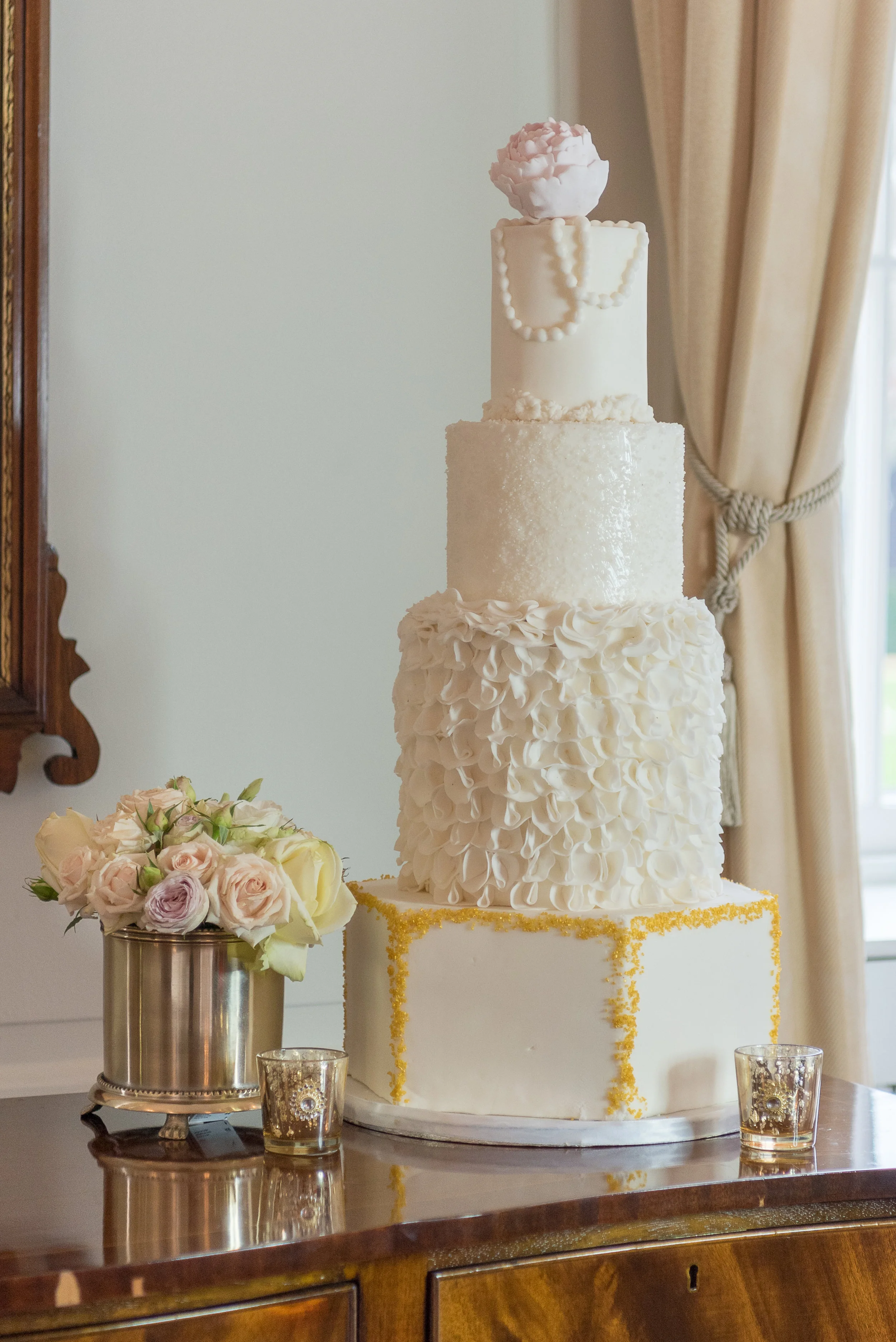 Royal Modern Wedding|Pink Lavender and Gold| Wren House, Royal Chelsea, London UK