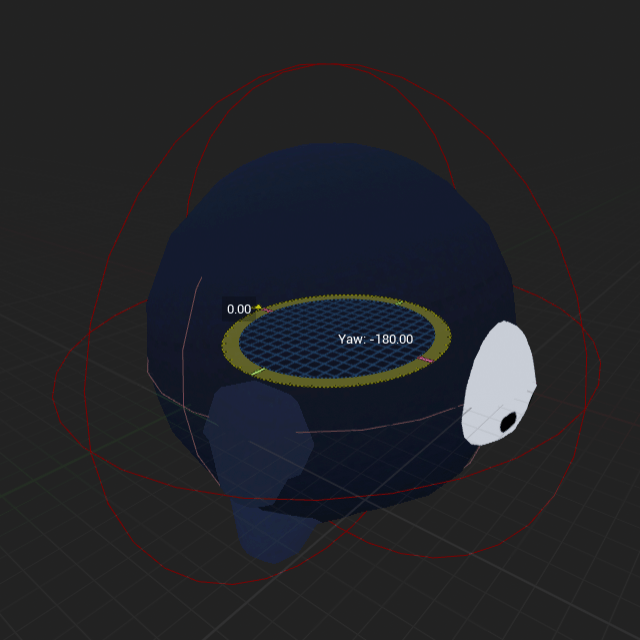 Fig 15 - Belly’s mask is attached to a spring arm