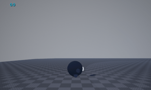 Fig 1 - Current state of the size changing ability (-1 = left trigger fully pressed, 1 = right trigger fully pressed)