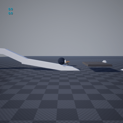 Fig 1 - Destructible mesh with 0 damage spread