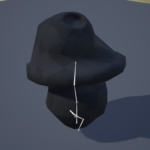 Fig 6 - Boomshroom animations applied to the BFF