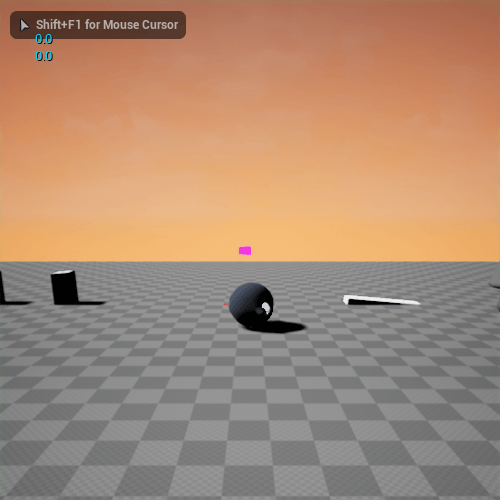 Fig 7 - BFF firing projectiles at Belly’s location