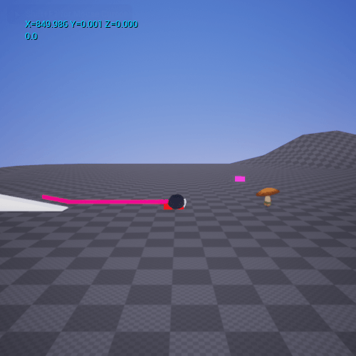 Fig 1 - Villager running away from Belly