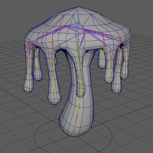 Fig 5 - Spiral spore idle animation