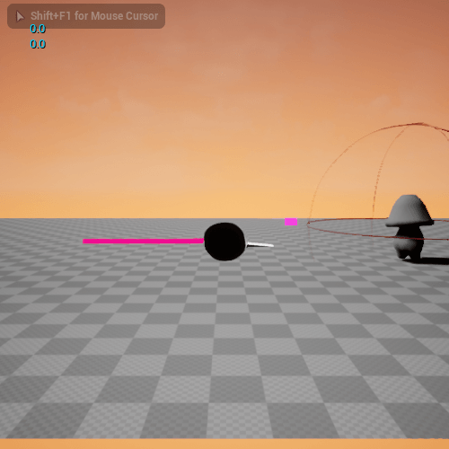 Fig 3 - Launching the capsule component when ejecting the absorbed character