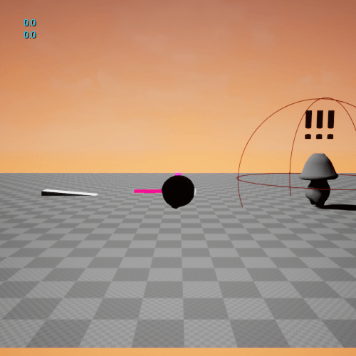 Fig 4 - Particle effect added to the BFF projectile on impact