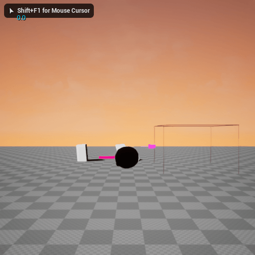 Fig 6 - Grave stone rising from the ground on player death