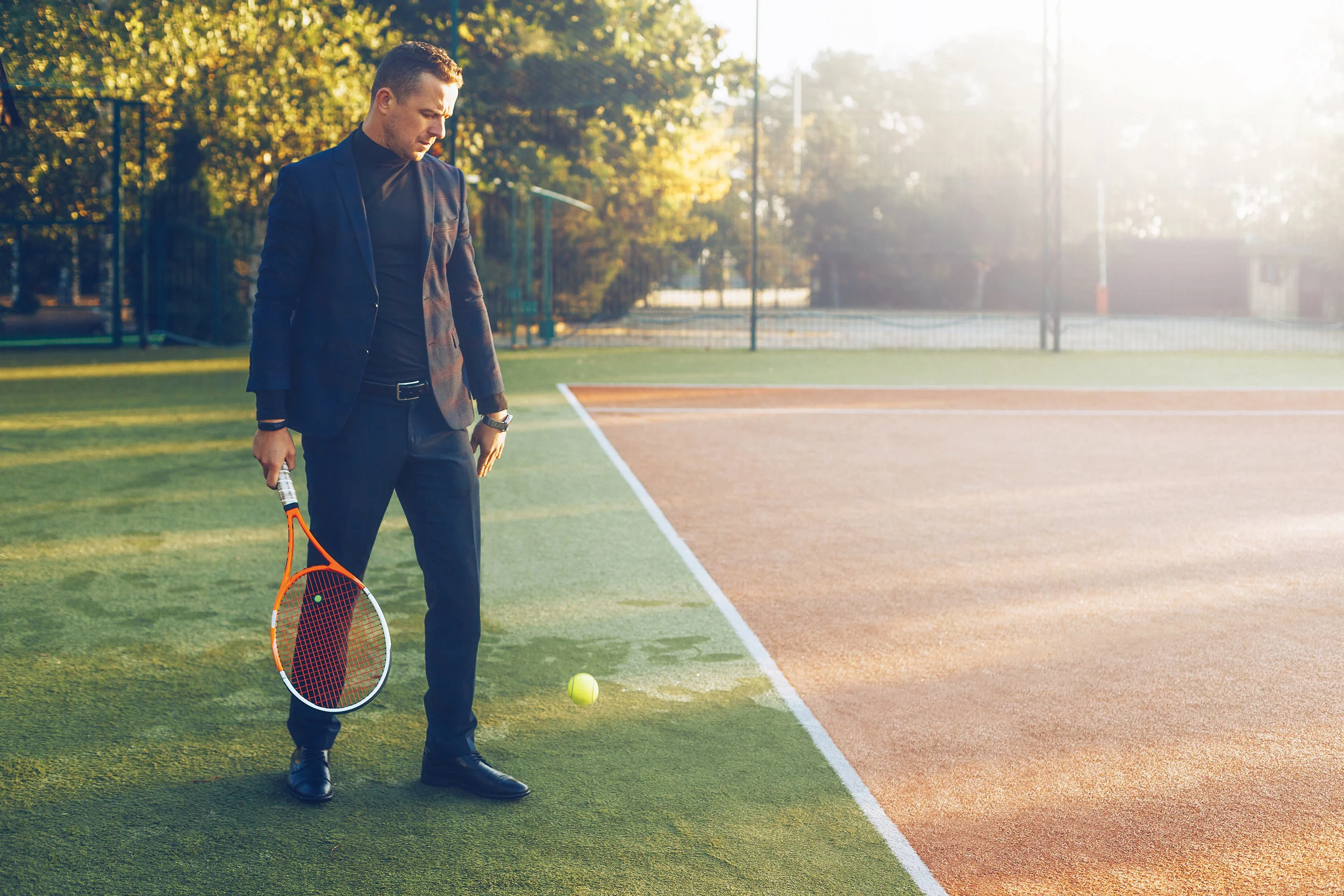 Hitting a tennis ball in someone else’s shoes