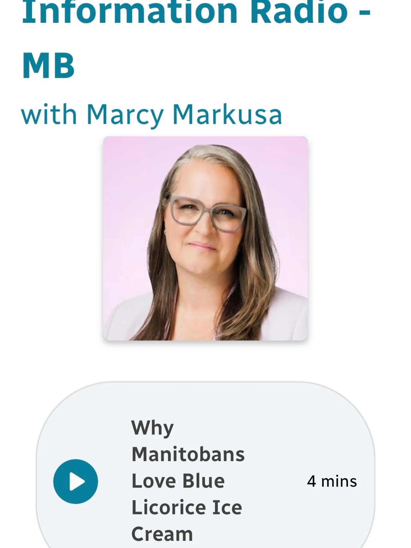 Thanks again, @jimagapito and @cbcmanitoba and @sargentsundae! 
https://tinyurl.com/snzb3h5v
#BlueLicorice #IceCream #ManitobaFood #LocalFood