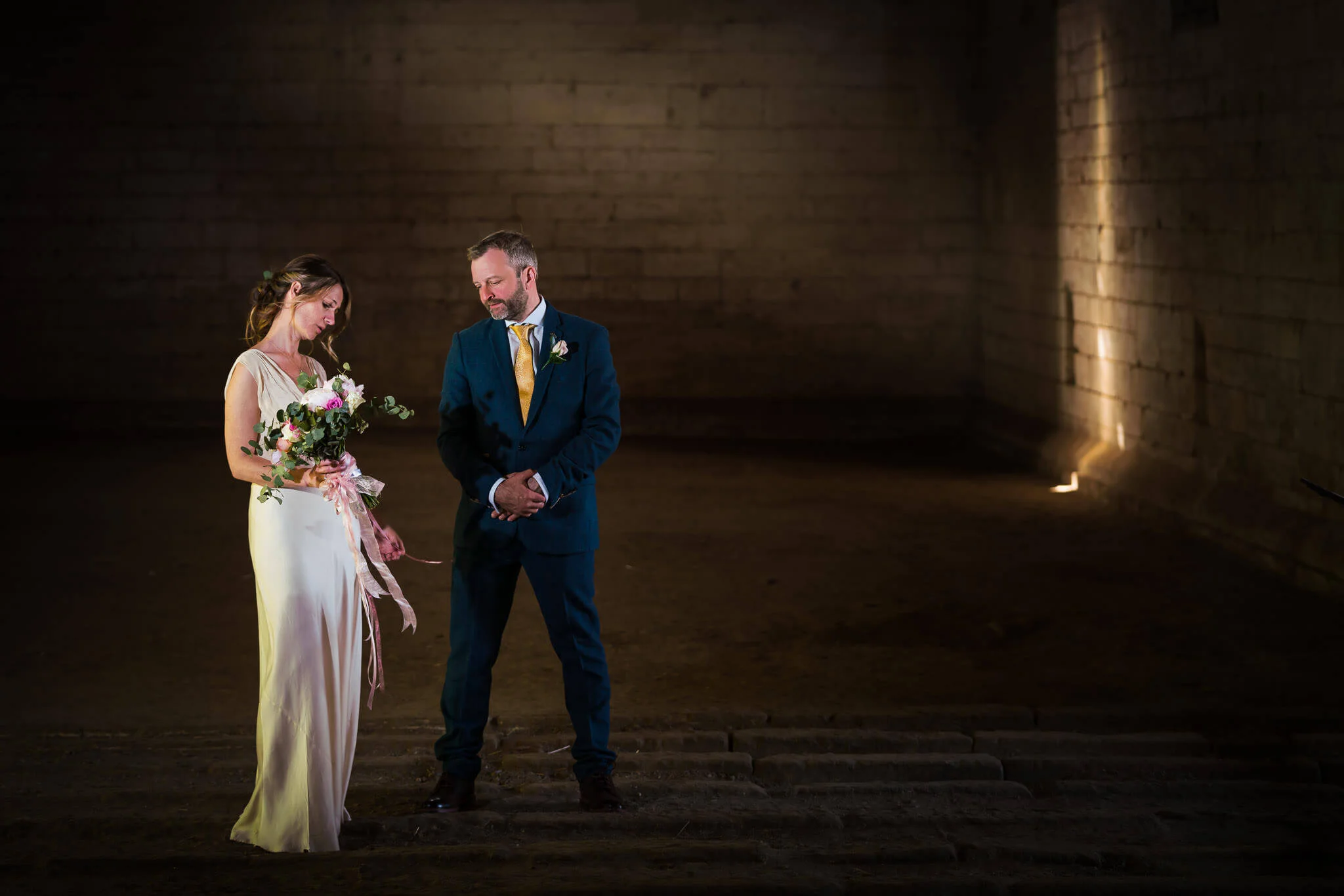 Wiltshire Wedding Photographer, West Barn Wedding Photography, Married couple in tythe barn