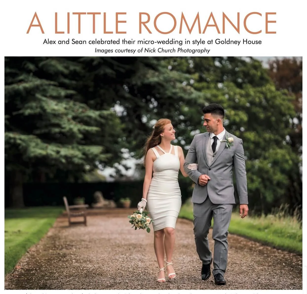Feature in 'Your Bristol and Somerset Wedding' magazine!