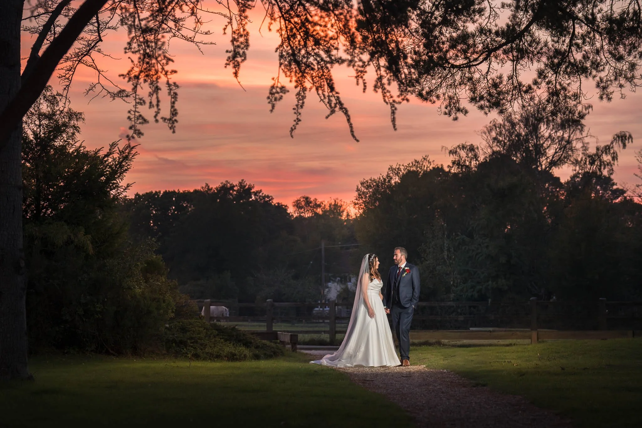 New Forest Wedding Photography at Carey's Manor - Chloe and Sam