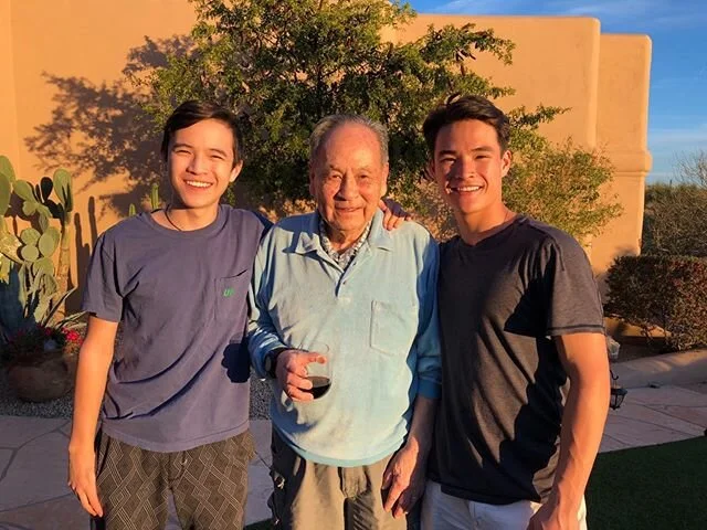 Happy Father&rsquo;s Day Pops. You are a true inspiration to so many people.  You taught us Hao Ren, Hao Bao.  Good things happen to good people. Your generosity and loyalty to family and friends is remarkable. You remember everyone and everywhere you have eaten! You enjoy nothing more than a great meal with family and friends, from 4 people to 150 people, you always make all feel special. Happy Father&rsquo;s Day Pops!! Sons, you make life so amazing and me the proudest Dad eva! Stay kind. Love you all #familylove #bekind