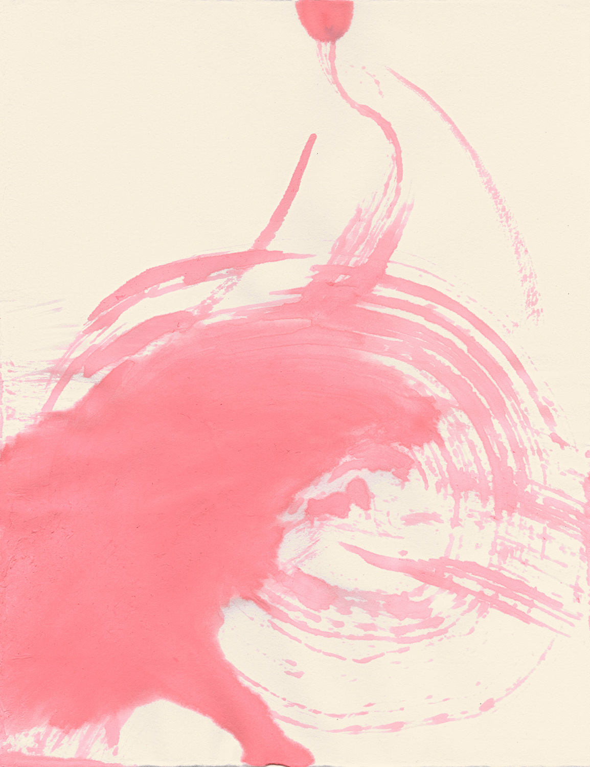 Tobie Giddio_Figures_ROLLING_Pink Wash on Paper.jpg