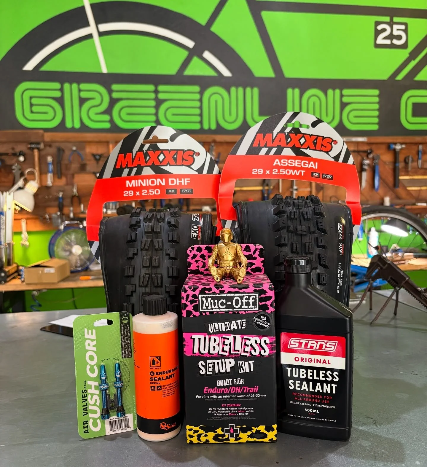 No better feeling than fresh rubber and not having to worry about punctures! Head down to GLC for your bike needs.