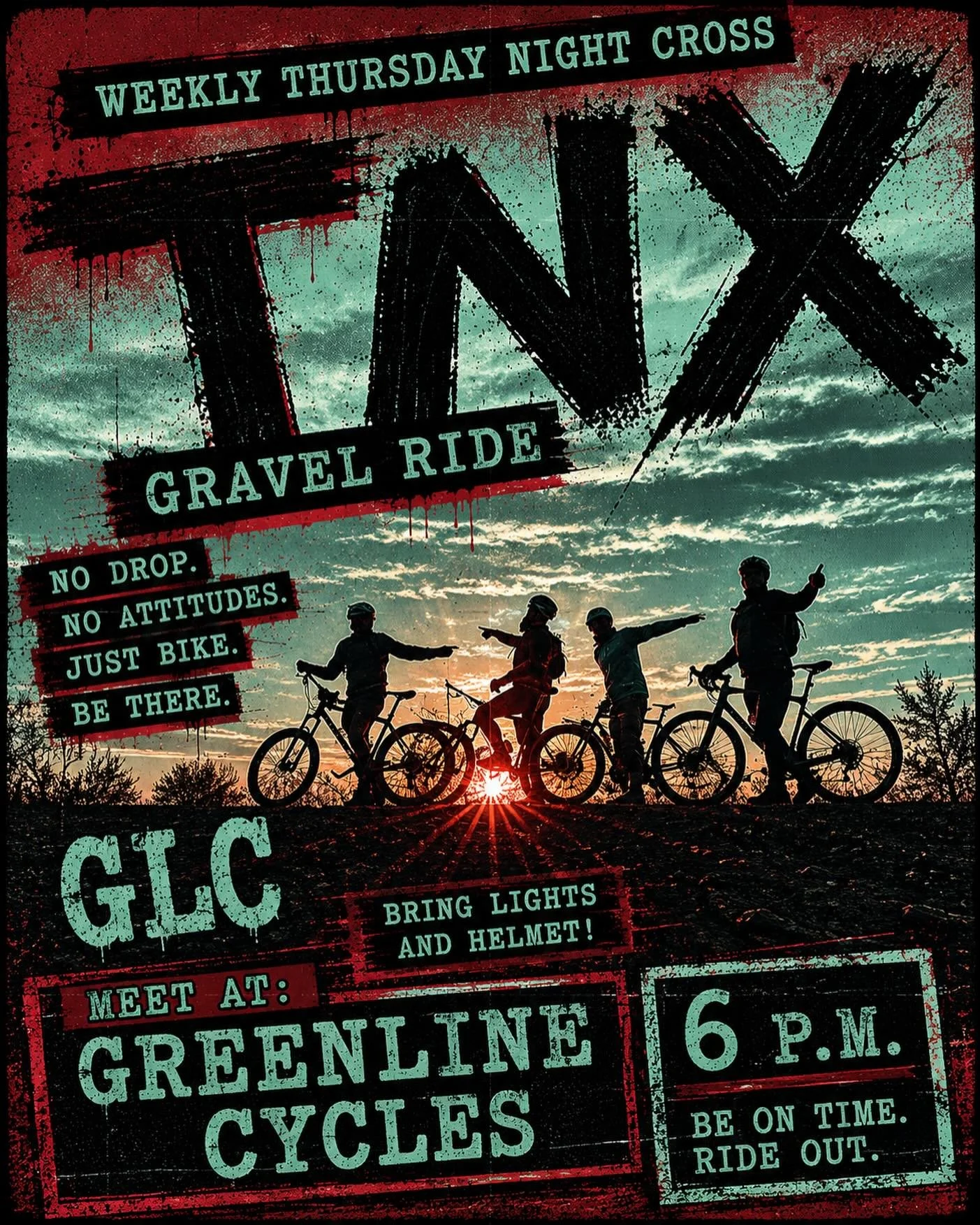 TNX Thursday Night at Greenline! #riderzgonnaride #yeahbike #rideallbikes