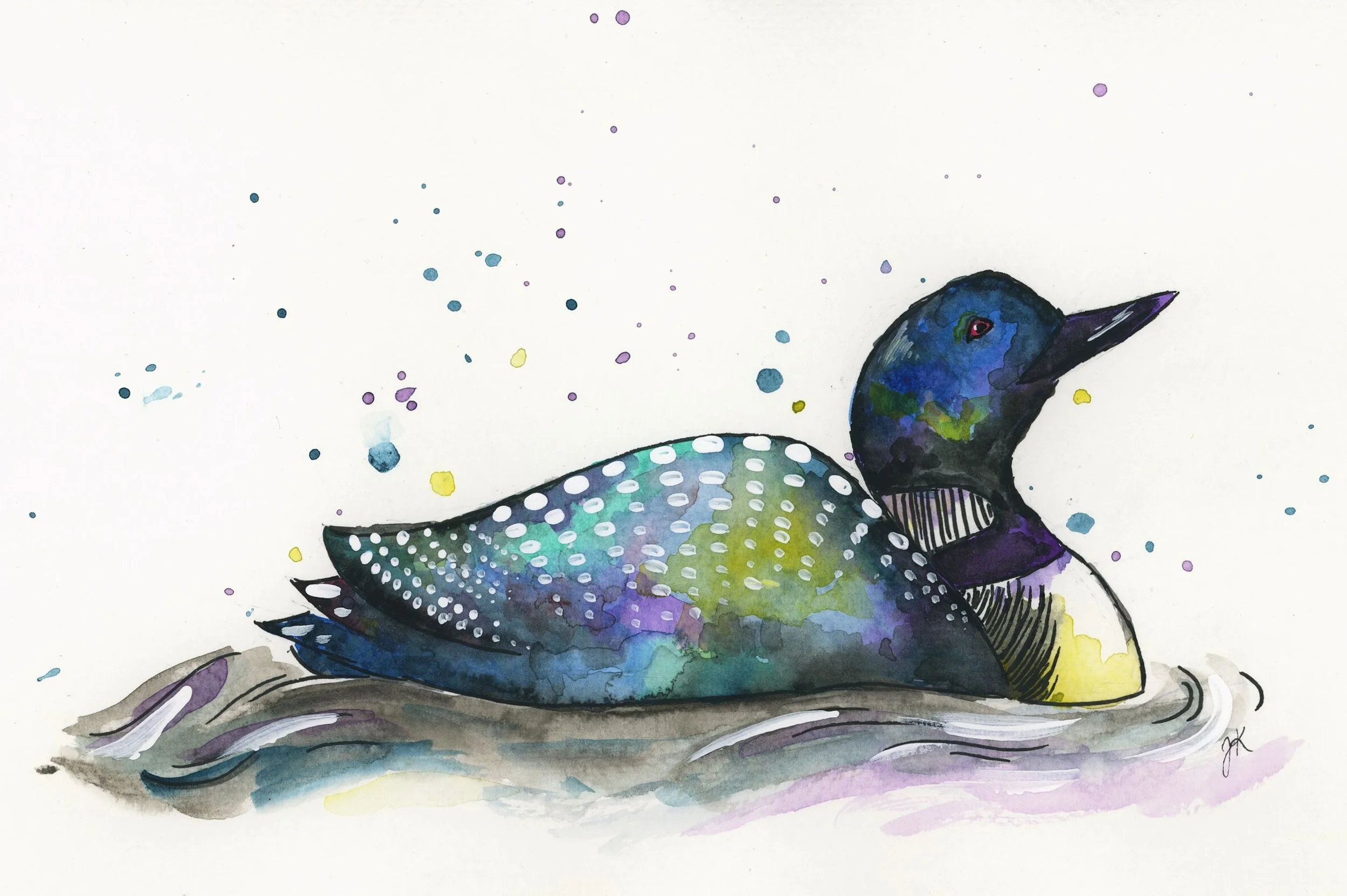 Colorful Loon