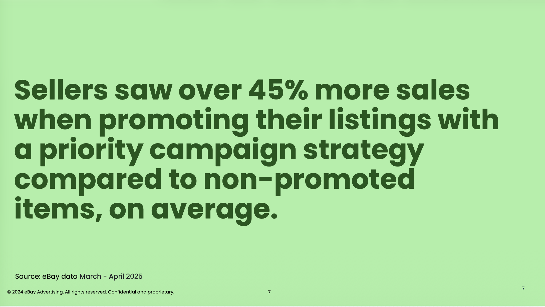 Open25 Statistic green text and light green background