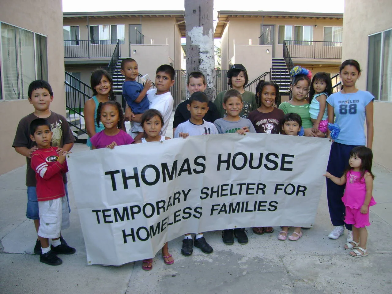 The mission of Thomas House is to provide a safe, supportive environment and the resources necessary for homeless families with children to remain together while empowering them to become independent and self-sufficient.