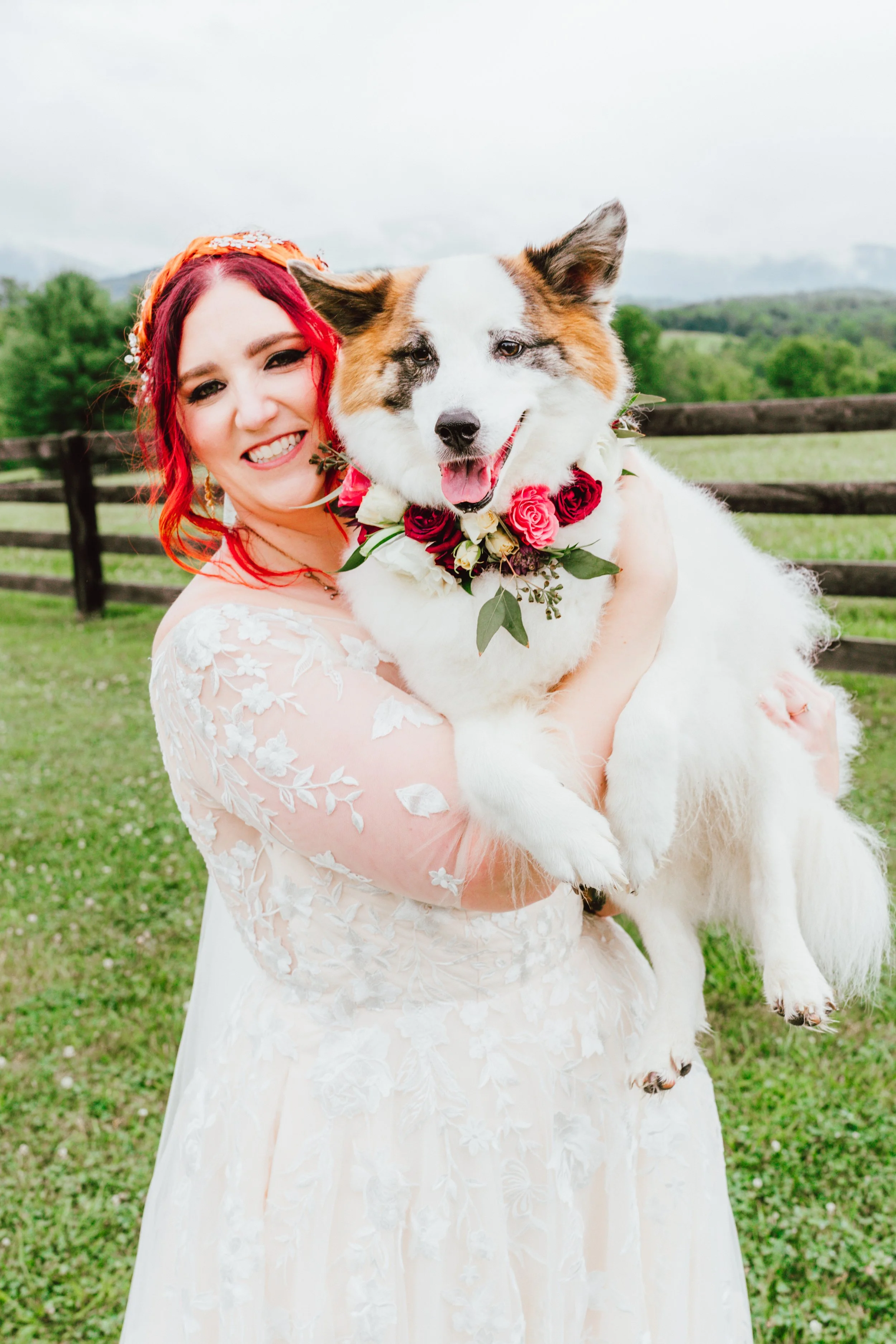 bride with her dog.jpeg
