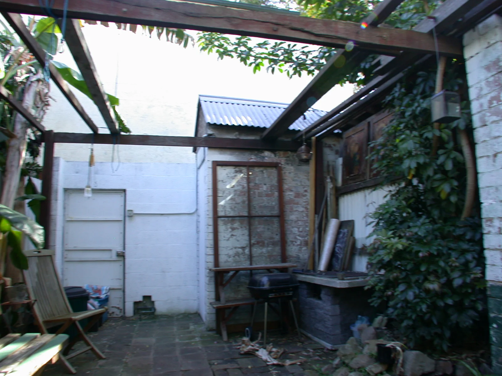 courtyard before