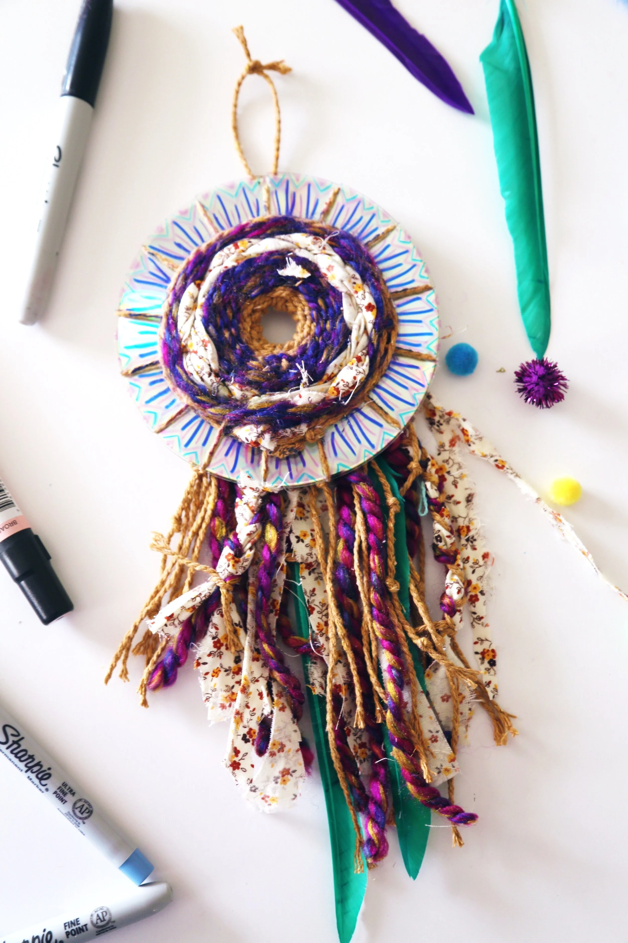 Tuesday Crafternoon: CD Dream Catcher