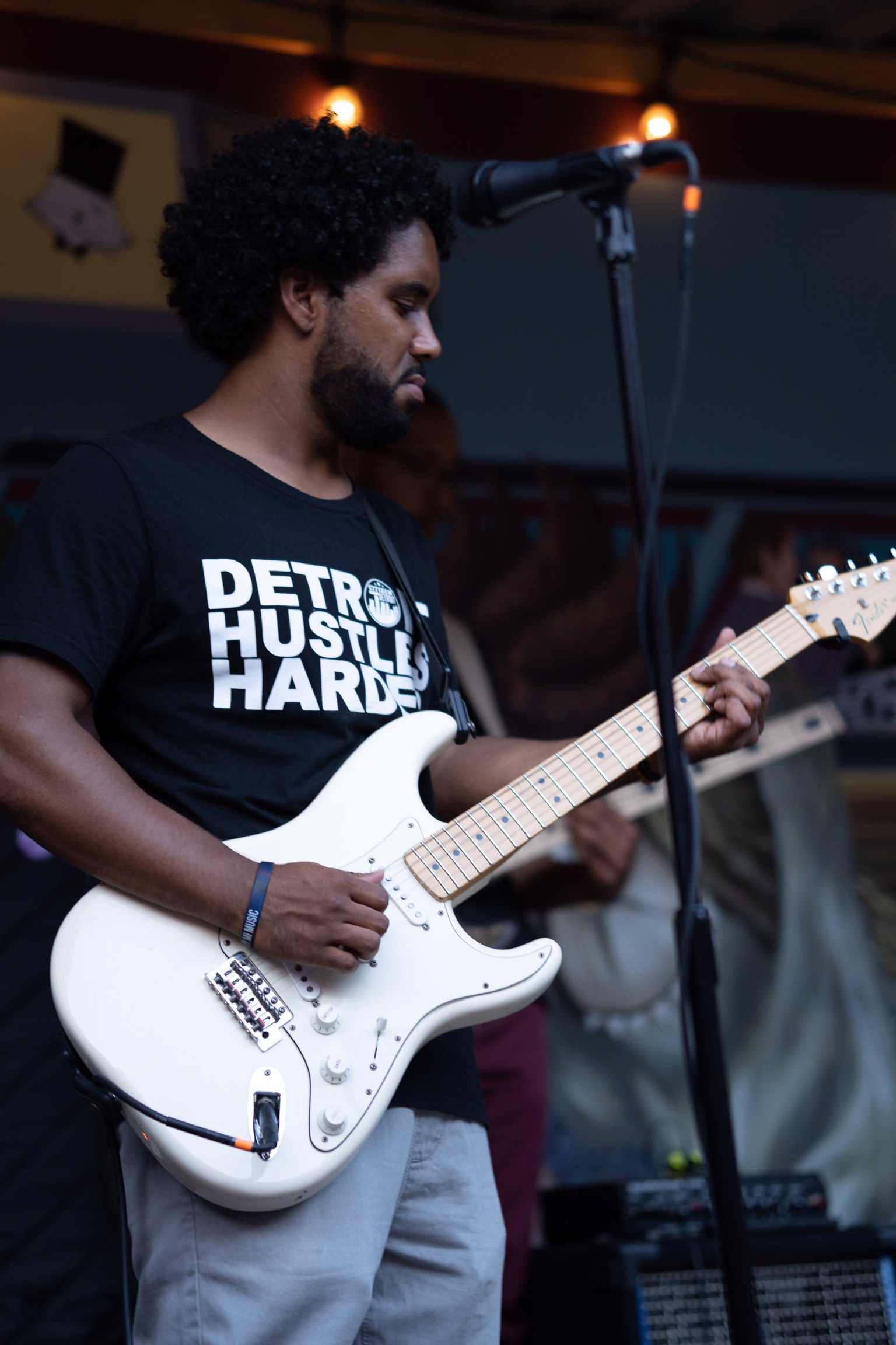 3:00 PM - Trey Priest Trio Blues. Rock. Hip-hop. This might be Trey Priest at the core, but there’s always more. Influenced from all styles of music, the singer/songwriter from Detroit actively performs as a solo artist and lead guitarist with fellow Detroit bands ONEFREQ and The NLR Experience. Beginning his journey on guitar in 2009, He has since then combined his instrumental flair with his ability as a lyricist. Trey continues to perform nationally and is currently recording new music to be released this fall.