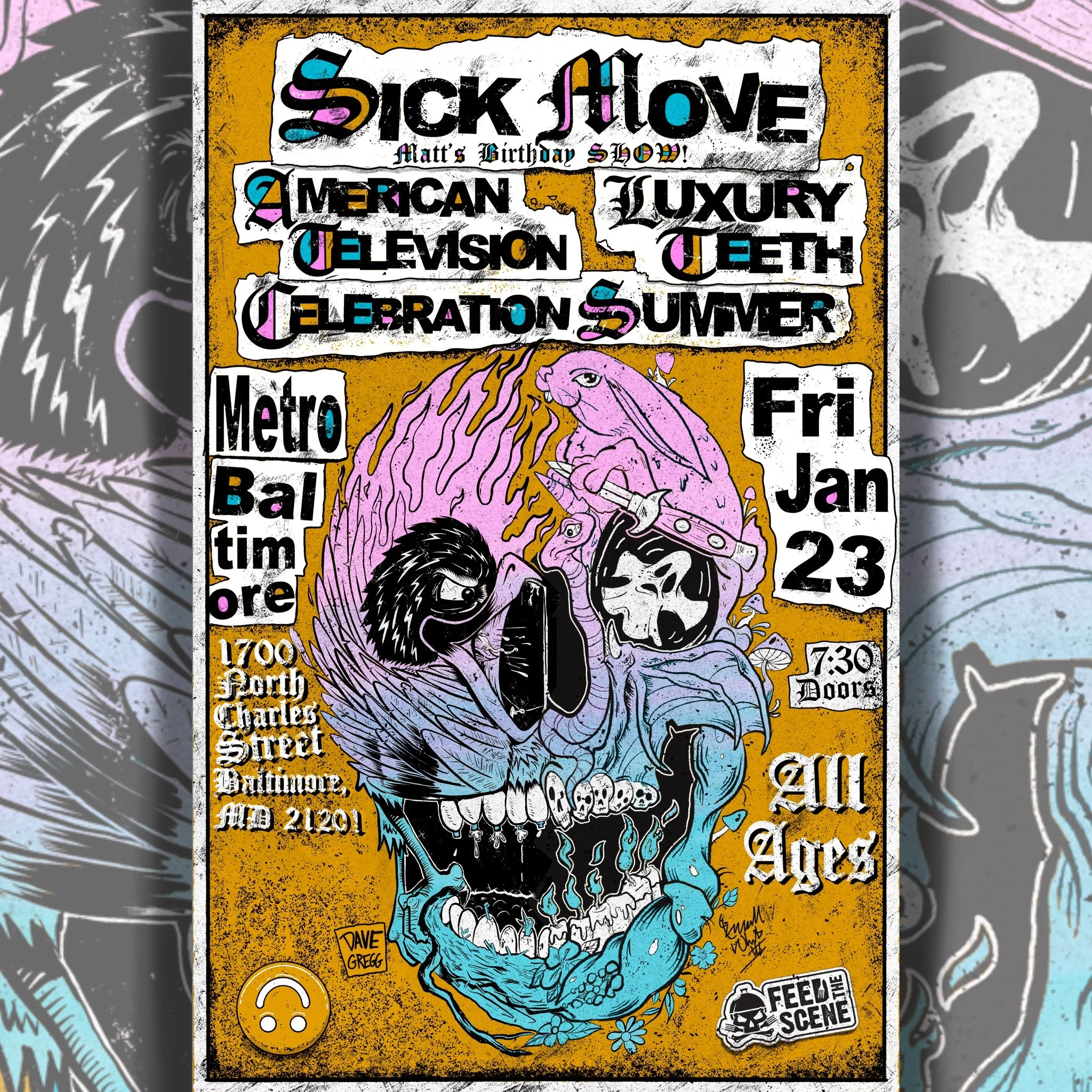 SICK MOVE w/ American Television, Luxury Teeth and Celebration Summer @ Metro Baltimore 