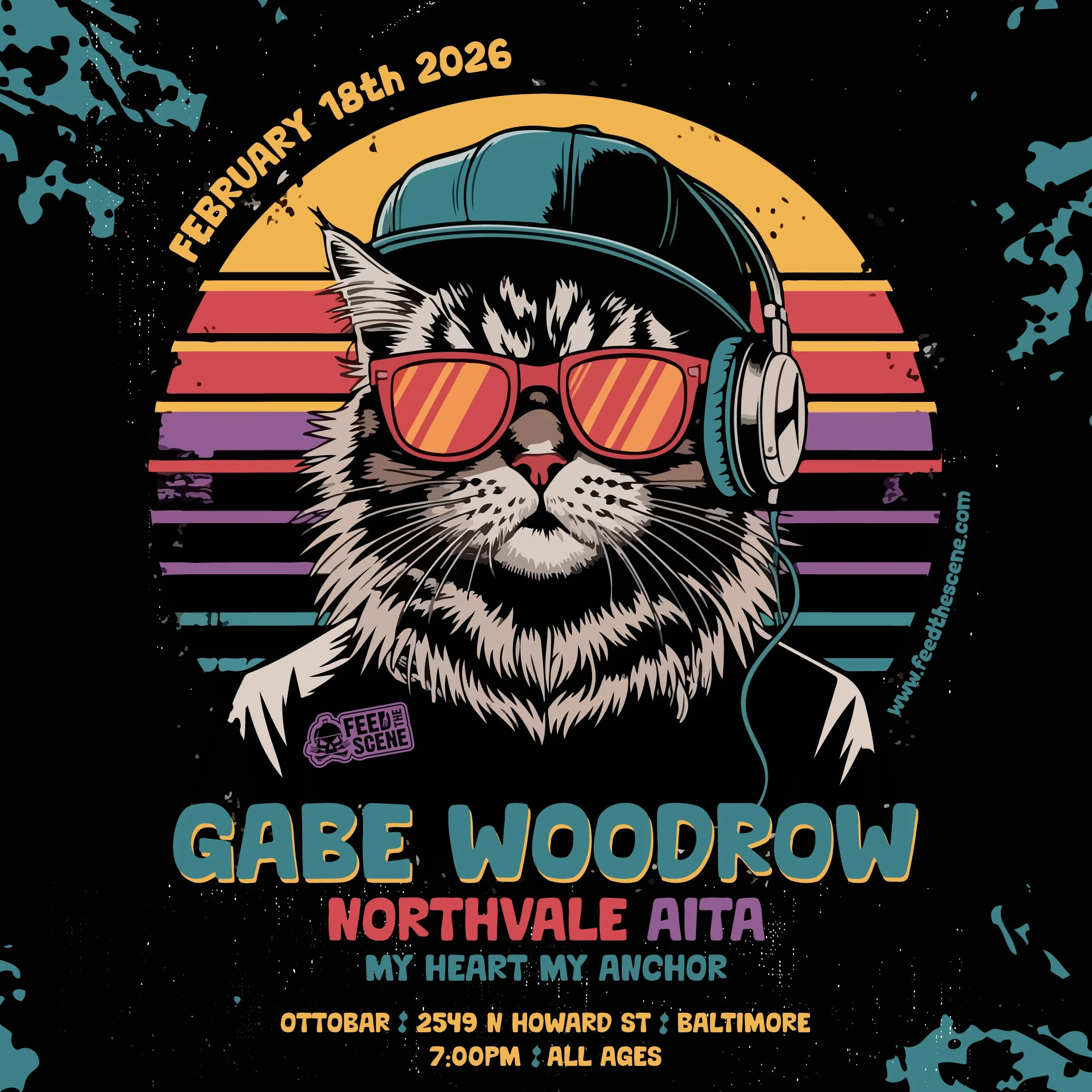FTS Presents: Gabe Woodrow | Northvale | AITA | My Heart, My Anchor @ Ottobar