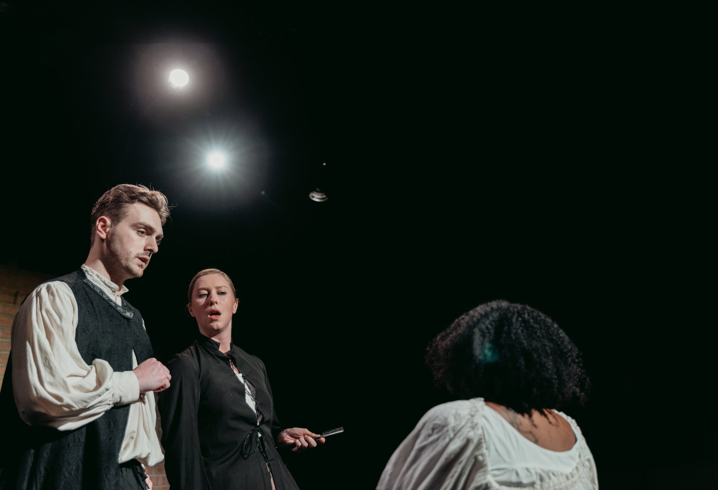  Sean William Kelly as Packer, Theresa Liebhart as Goody, LaRose Washington as Susan. Photo credit: Faith Kelsey Photo. 