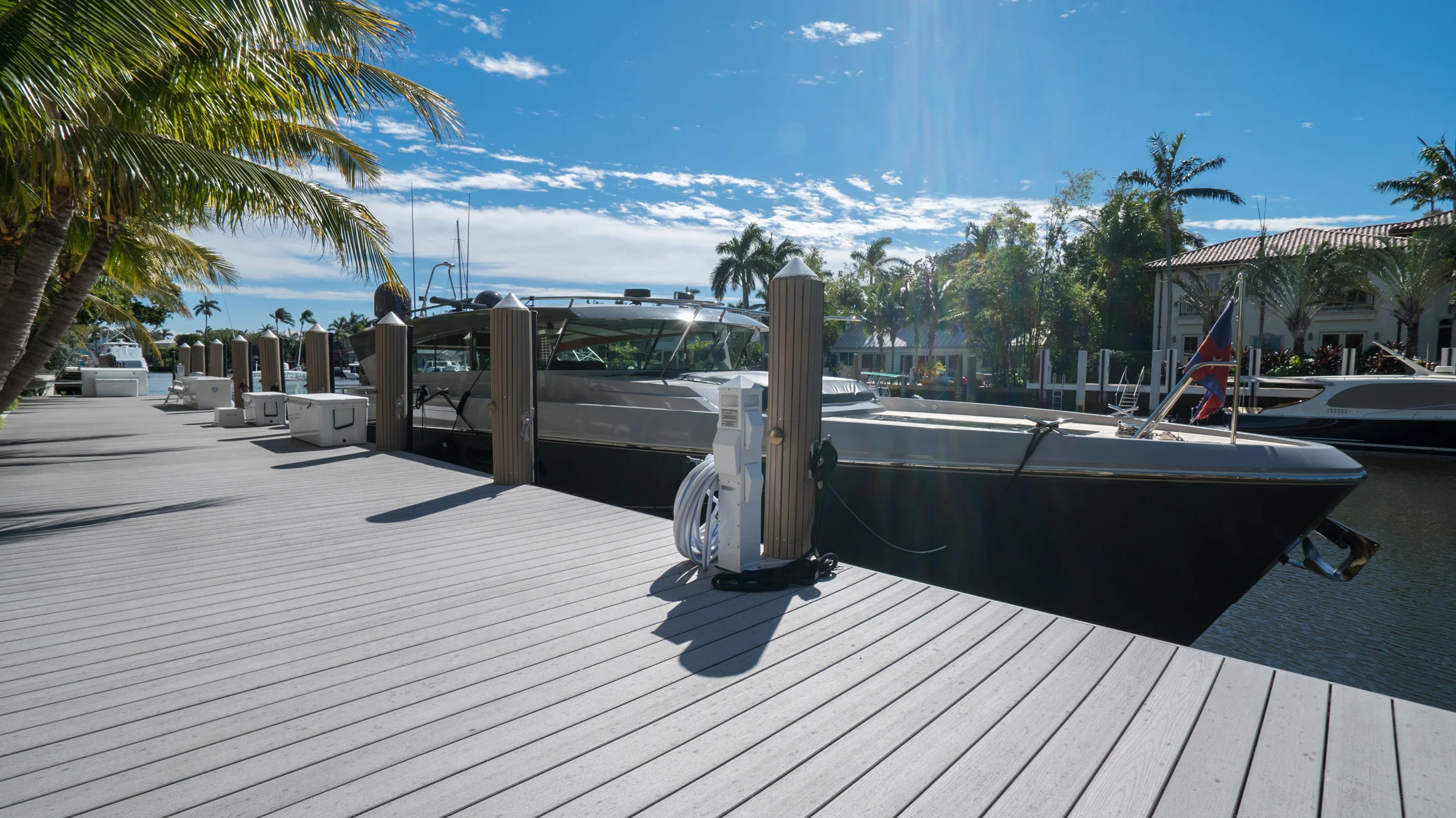Brand New Dock. 100 Feet Waterfront.