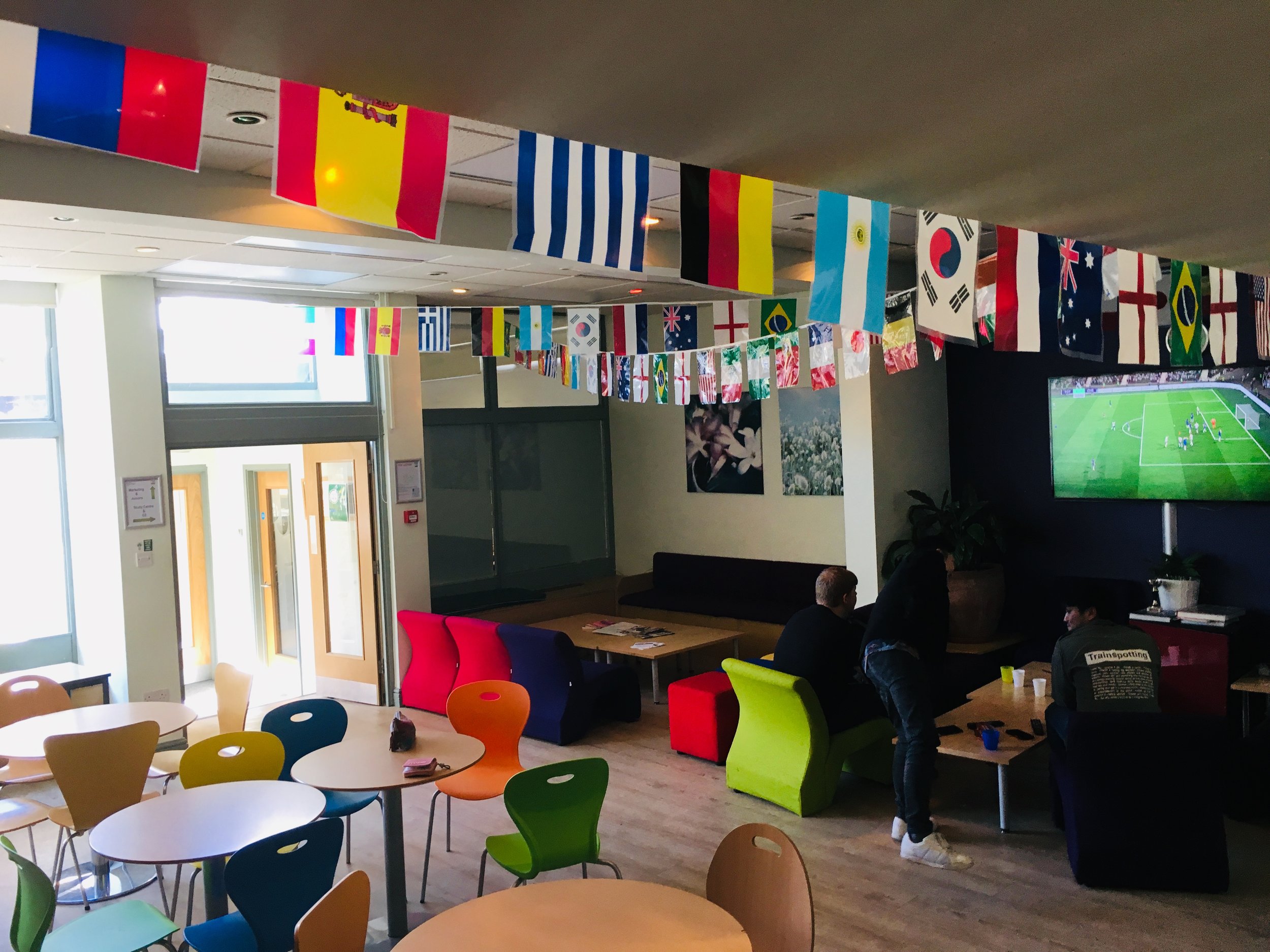 Hall and game room