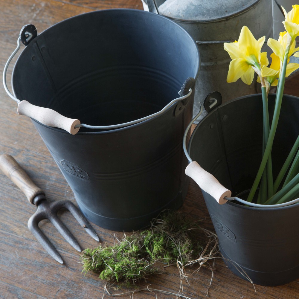 Set of Two Redecker Buckets