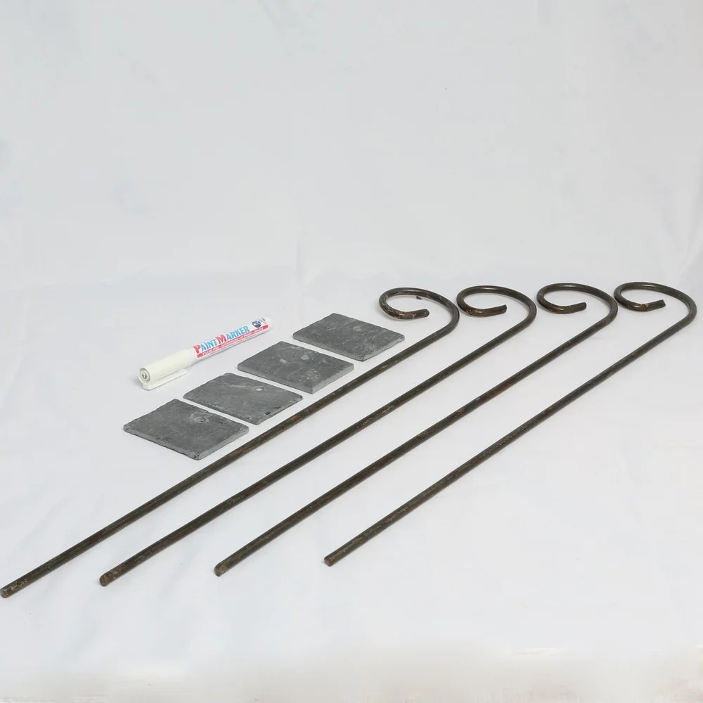 metal stakes plant labels