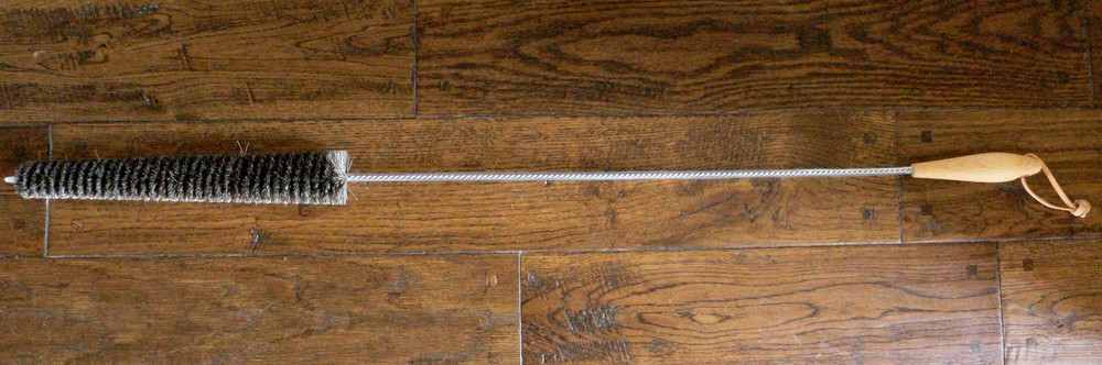 flexible long handled radiator brush