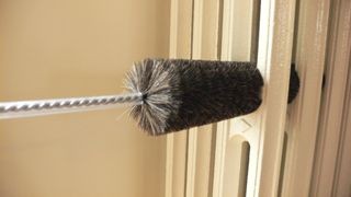 Radiator cleaning brush