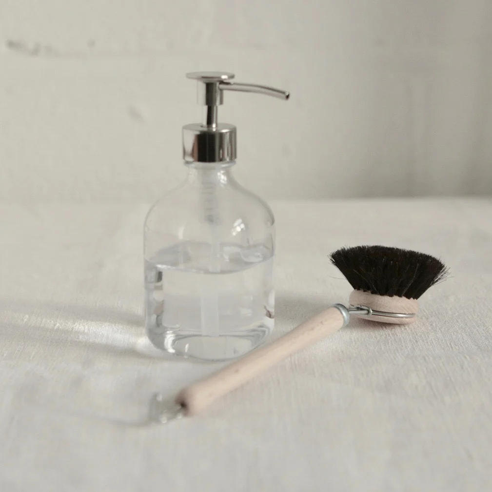 wooden dish brush