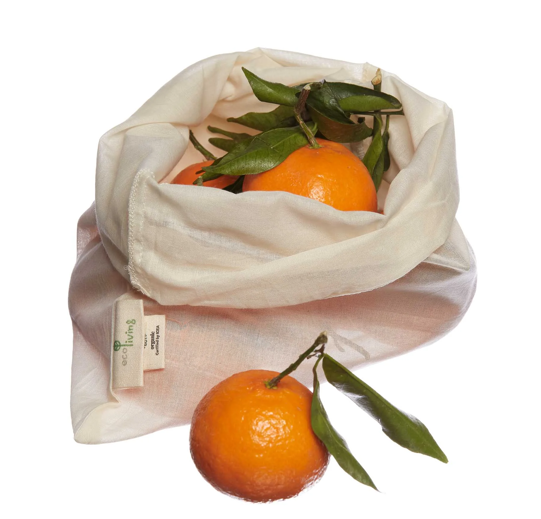 Organic cotton produce bags