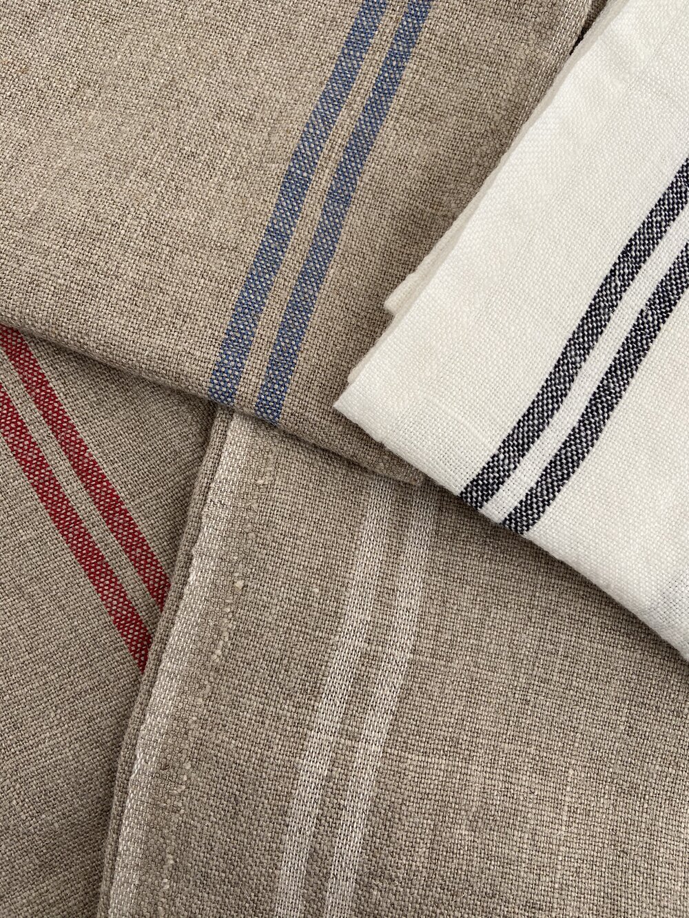 Charvet French Country Linen Tea Towel Plain Useful