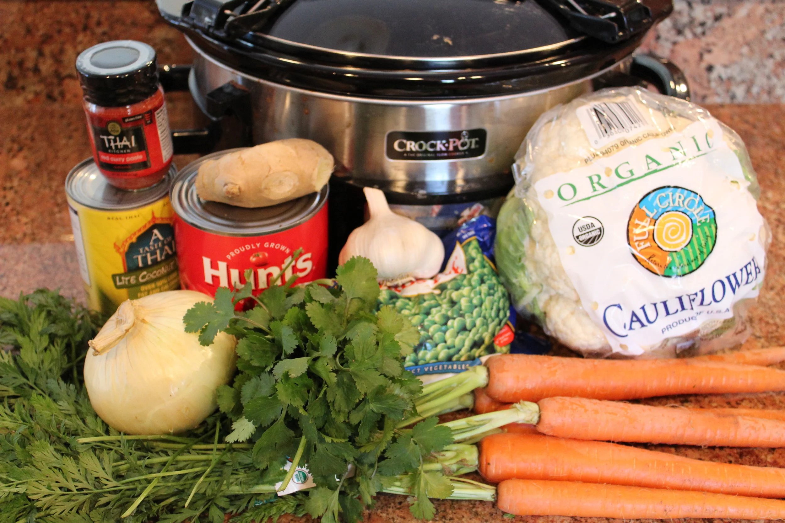 12-Minute Prep, Slow Cooker Cauliflower Curry