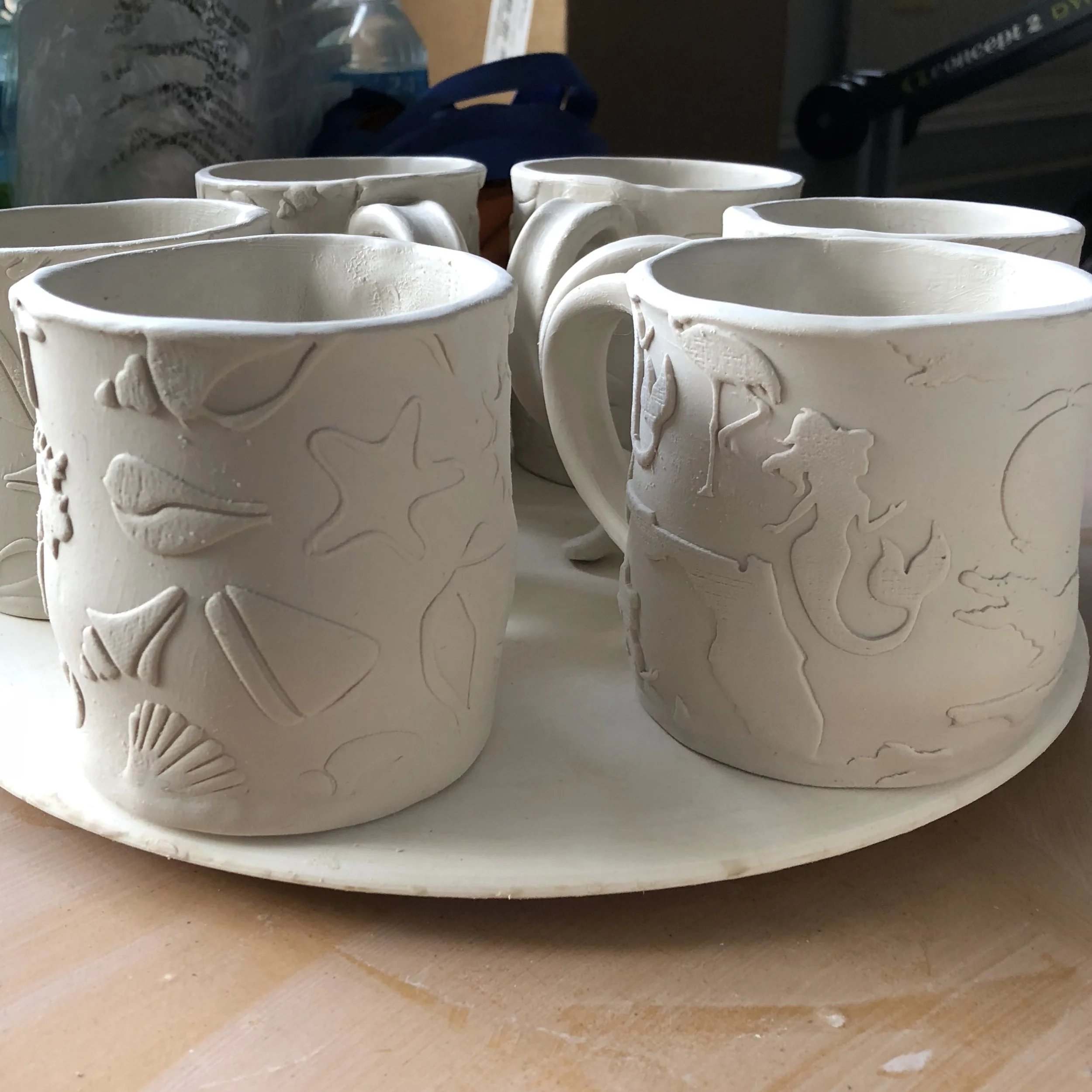 Textured Mugs