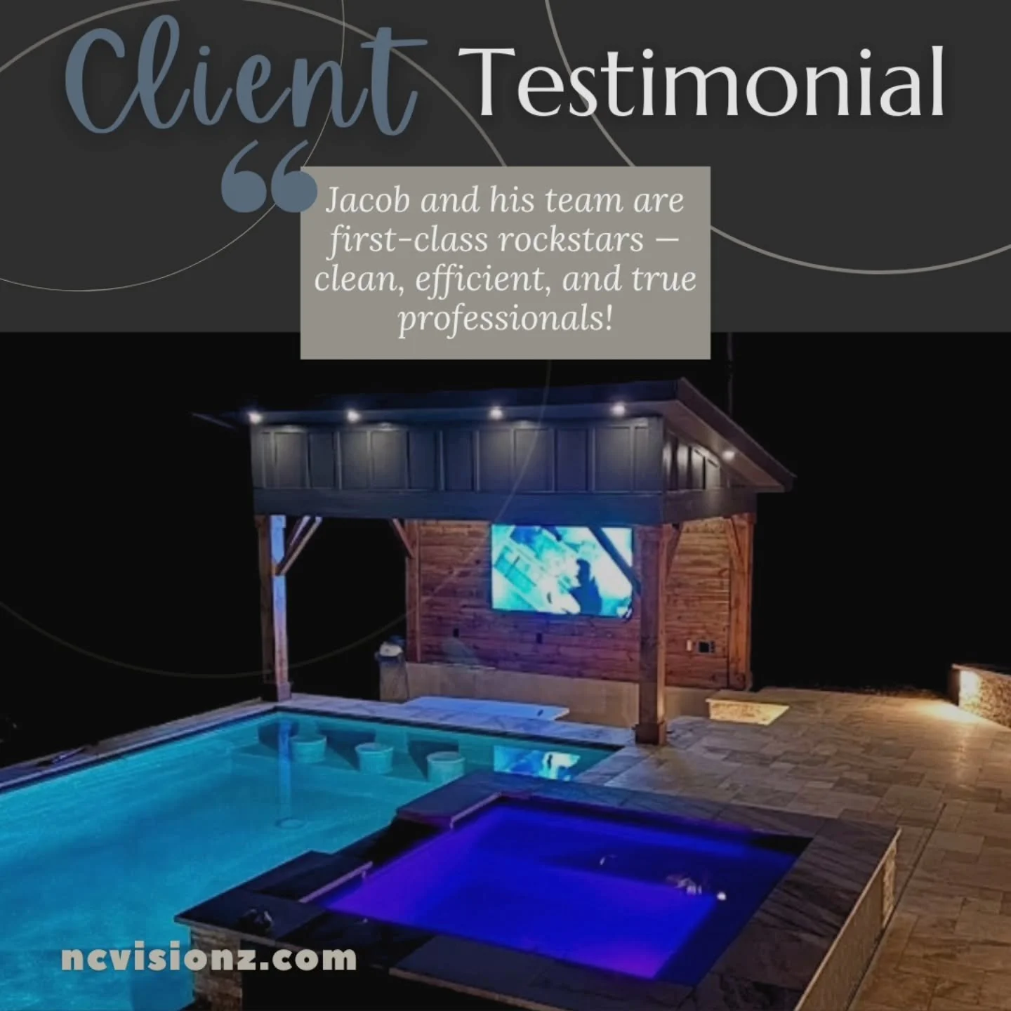 Read the full testimonial ➡️ &quot;Jacob and his team are first-class rockstars&mdash;clean, efficient, and true professionals!
He met with us promptly after we reached out, listened to our ideas &amp; provided his expert opinion along the way. Of co