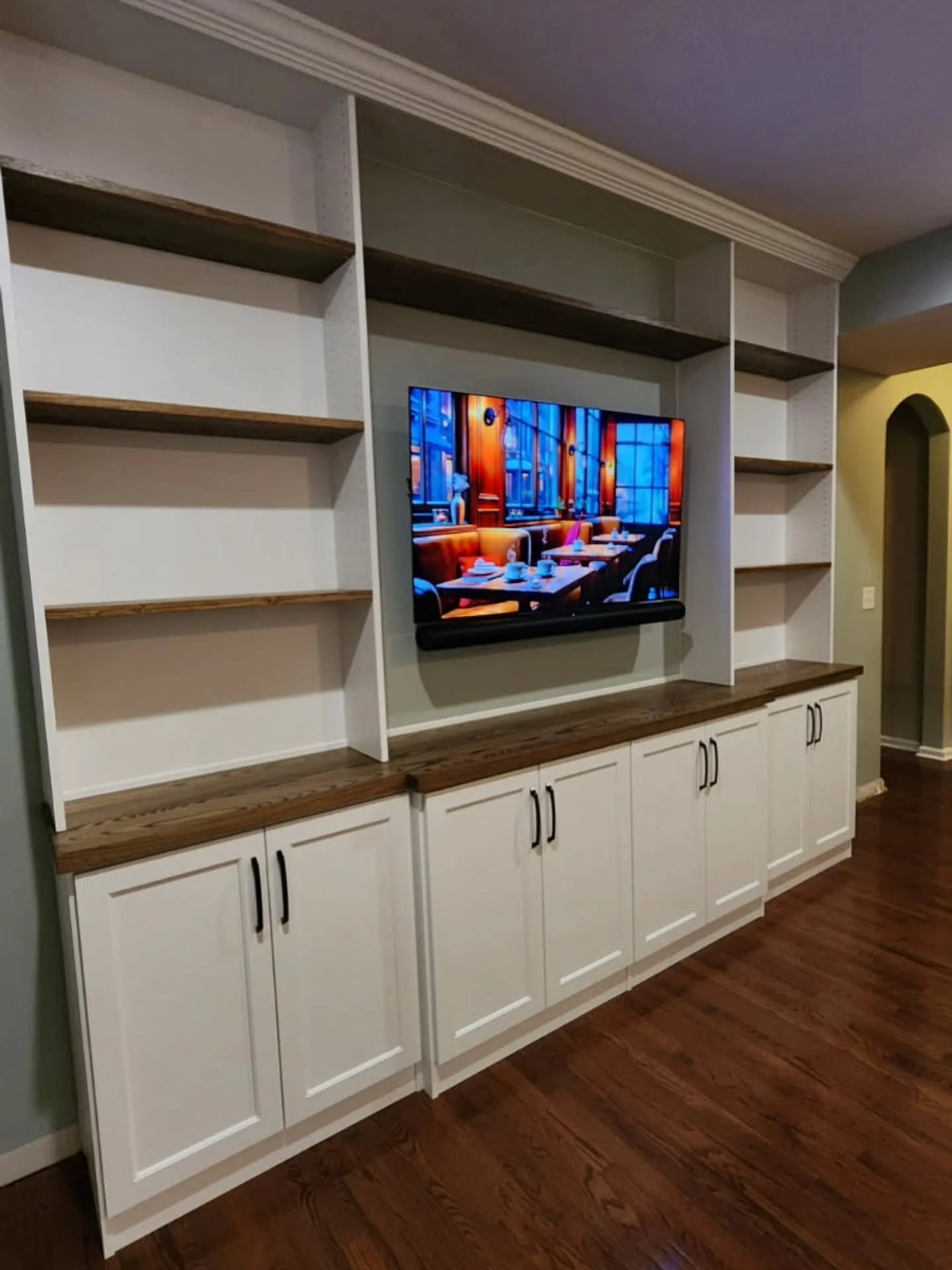 Custom built-ins that bring beauty and function to every space ✨
Designed to maximize storage while creating a clean, seamless look throughout the home. From display shelving to hidden organization and window seating, every detail was built with purp