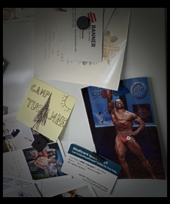 Bodybuilder Charles on Fridge