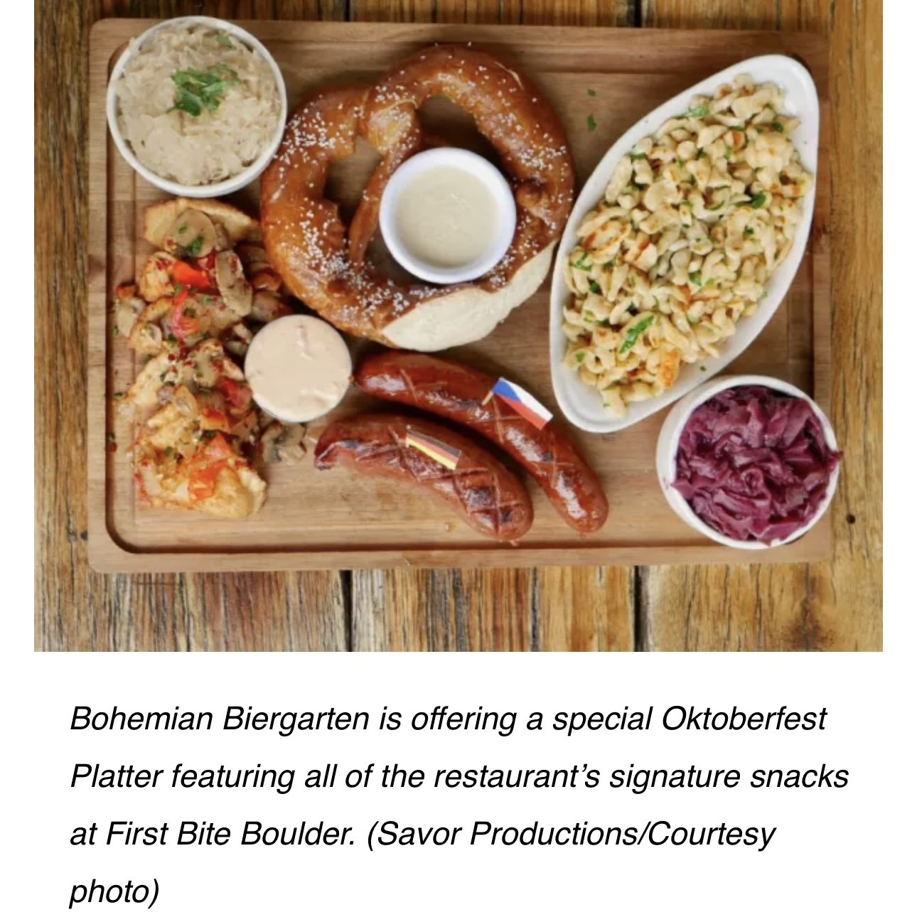 Oktoberfest Platter!