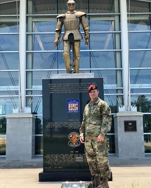 One year ago today. My last day in the, &ldquo;tree suit.&rdquo; @usarmy @armygoldenknights @gk8way #veteran @fortbraggnc