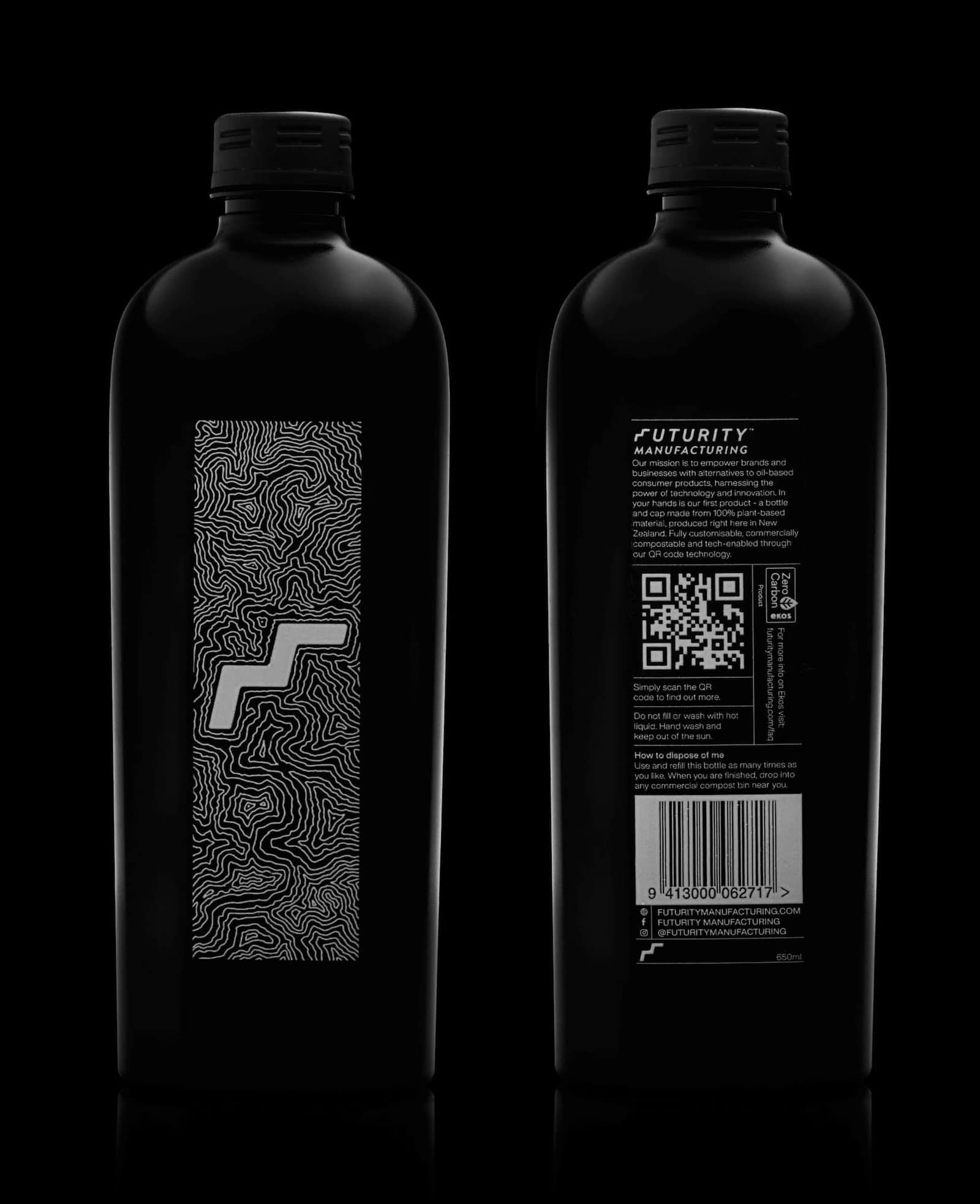 Futurity Manufacturing Bottle graphics