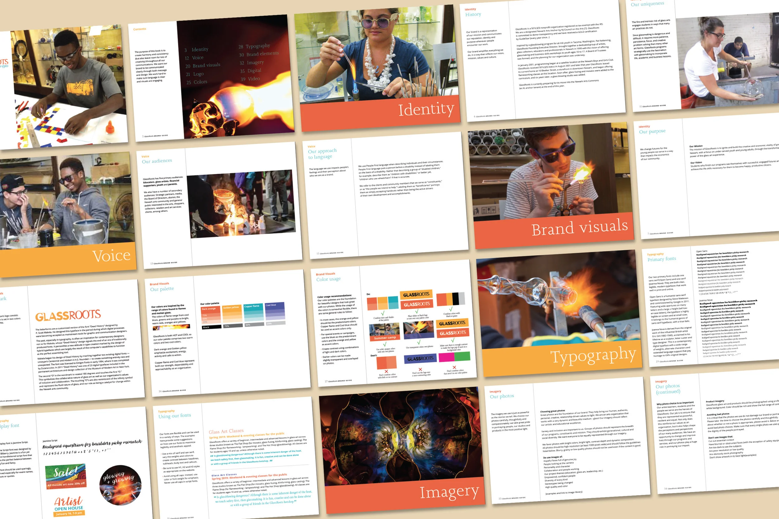  I created the GlassRoots Brand Guide    