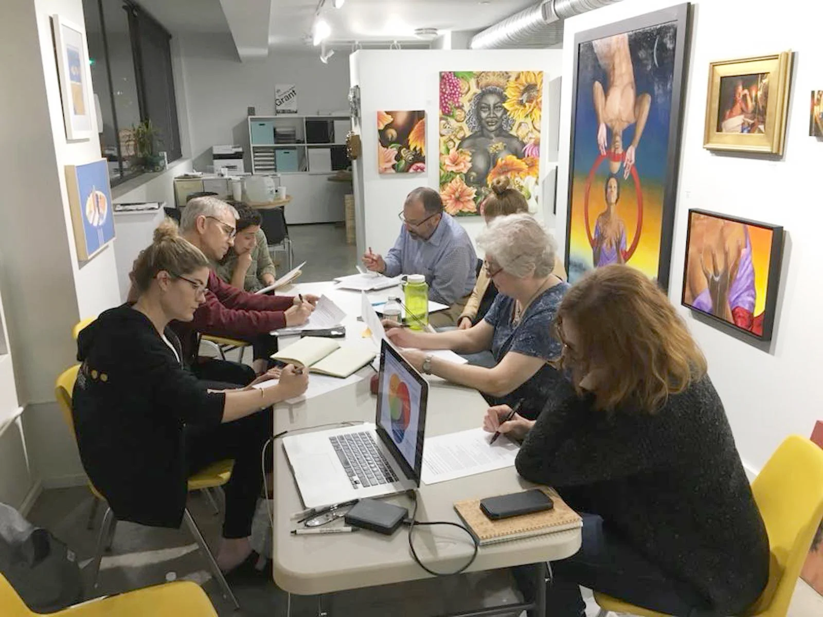  “Business Bootcamp for Artists” course I taught in partnership with Studio Montclair and other art nonprofits 