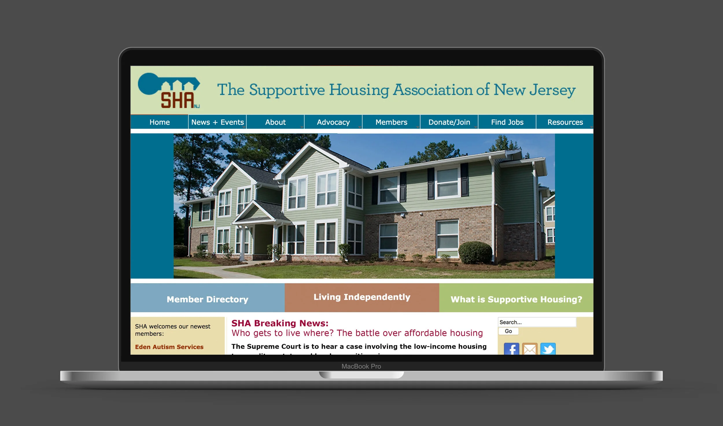  The website redesign was executed in compliance with ADA best practices so that its content was accessible through assistive devices used by many of the individuals we served. 